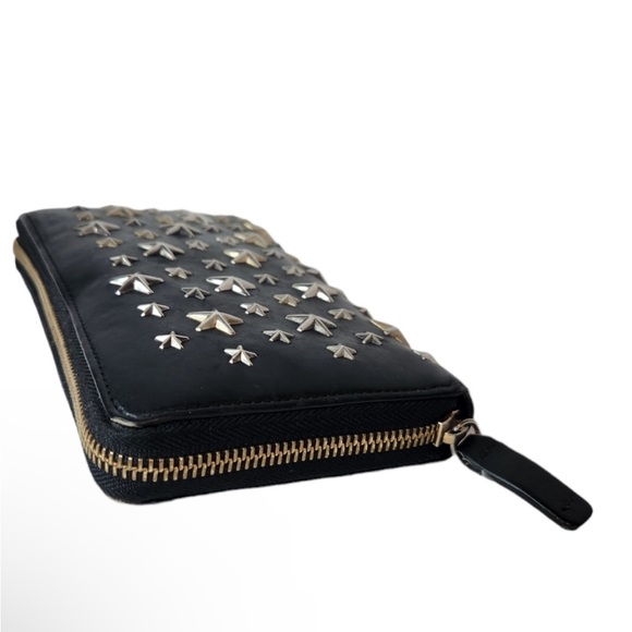 Jimmy Choo Black leather zip around wallet - Picture 9 of 10